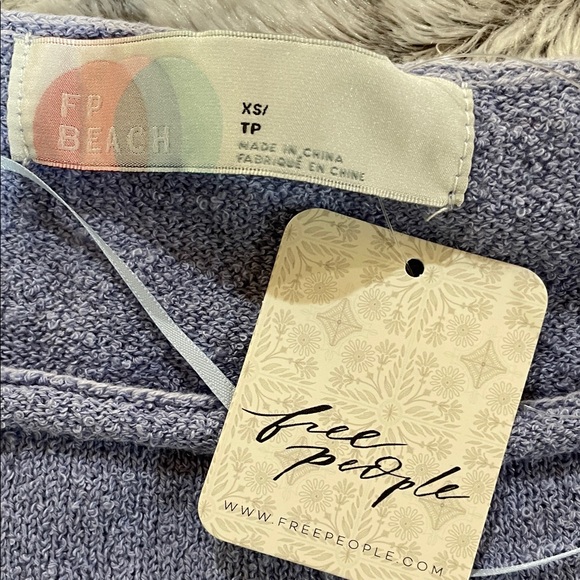 Free People Beach Cabo Skirt Set NWT Blue Heron XS Skirt - Picture 2 of 8
